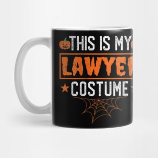 Womens This Is My Lawyer Costume Shirt Funny Halloween Mug